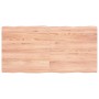 Tablero mesa madera tratada borde natural marrón 120x60x(2-4)cm de vidaXL, Tableros para mesas - Ref: Foro24-363960, Precio: ...