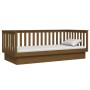 Sofá cama de madera maciza de pino marrón miel 80x200 cm de vidaXL, Camas y somieres - Ref: Foro24-821562, Precio: 160,58 €, ...