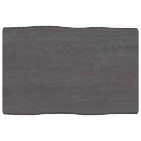 Tablero mesa madera tratada borde vivo marrón 60x40x(2-4) cm de vidaXL, Tableros para mesas - Ref: Foro24-363996, Precio: 37,...