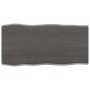 Tablero mesa madera tratada borde vivo marrón 80x40x(2-6) cm de vidaXL, Tableros para mesas - Ref: Foro24-364006, Precio: 50,...