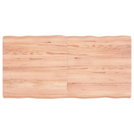 Tablero mesa madera tratada borde natural marrón 120x60x(2-6)cm de vidaXL, Tableros para mesas - Ref: Foro24-363961, Precio: ...