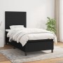 Box spring bed with black fabric mattress 90x190 cm by vidaXL, Beds and slatted bases - Ref: Foro24-3141579, Price: 336,68 €,...