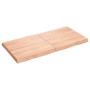 Behandelte Holztischplatte mit natürlichem braunem Rand 120x60x(2-6)cm von vidaXL, Tischplatten - Ref: Foro24-363961, Preis: ...