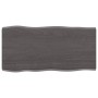 Tablero mesa madera tratada borde vivo marrón 80x40x(2-4) cm de vidaXL, Tableros para mesas - Ref: Foro24-364005, Precio: 77,...