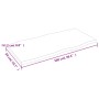 Tischplatte aus behandeltem Eichenholz, braune Live-Kante, 100 x 50 x 2 cm von vidaXL, Tischplatten - Ref: Foro24-364016, Pre...