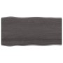 Tablero mesa madera tratada borde vivo marrón 100x50x(2-4) cm de vidaXL, Tableros para mesas - Ref: Foro24-364017, Precio: 10...