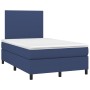 Cama box spring con colchón tela azul 120x200 cm de vidaXL, Camas y somieres - Ref: Foro24-3141607, Precio: 439,86 €, Descuen...