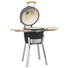 Kamado Barbacoa Parrilla y Ahumador Cerámico 81 cm de vidaXL, Barbacoas - Ref: Foro24-41721, Precio: 450,99 €, Descuento: %