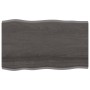 Treated oak wood table top brown live edge 100x60x2 cm by vidaXL, Table tops - Ref: Foro24-364019, Price: 101,30 €, Discount: %