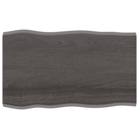 Tablero mesa madera tratada roble borde vivo marrón 100x60x2 cm de vidaXL, Tableros para mesas - Ref: Foro24-364019, Precio: ...