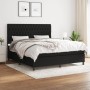 Cama box spring con colchón tela negro 180x200 cm de vidaXL, Camas y somieres - Ref: Foro24-3142035, Precio: 660,71 €, Descue...