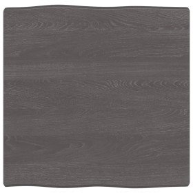 Tischplatte aus behandeltem Holz, braune Live-Kante, 60 x 60 x (2–4) cm von vidaXL, Tischplatten - Ref: Foro24-364002, Preis:...