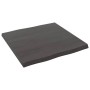 Tablero mesa madera tratada borde vivo marrón 60x60x(2-4) cm de vidaXL, Tableros para mesas - Ref: Foro24-364002, Precio: 45,...