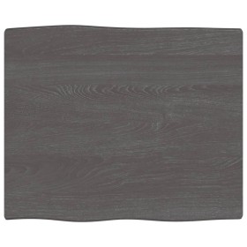 Tischplatte aus behandeltem Eichenholz, braune Live-Kante, 60 x 50 x 2 cm von vidaXL, Tischplatten - Ref: Foro24-363998, Prei...