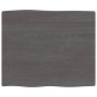 Tischplatte aus behandeltem Eichenholz, braune Live-Kante, 60 x 50 x 2 cm von vidaXL, Tischplatten - Ref: Foro24-363998, Prei...