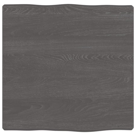 Tablero mesa madera tratada borde vivo marrón 40x40x(2-4) cm de vidaXL, Tableros para mesas - Ref: Foro24-363993, Precio: 33,...