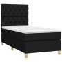 Boxspringbett mit schwarzer Stoffmatratze 80x200 cm von vidaXL, Betten und Lattenroste - Ref: Foro24-3142531, Preis: 308,93 €...