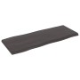 Tablero mesa madera tratada borde vivo marrón 100x40x(2-4) cm de vidaXL, Tableros para mesas - Ref: Foro24-364014, Precio: 91...