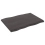 Tablero mesa madera tratada borde vivo marrón 80x60x(2-4) cm de vidaXL, Tableros para mesas - Ref: Foro24-364011, Precio: 103...