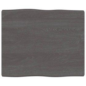 Tablero mesa madera tratada borde vivo marrón 60x50x(2-4) cm de vidaXL, Tableros para mesas - Ref: Foro24-363999, Precio: 39,...