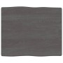 Tablero mesa madera tratada borde vivo marrón 60x50x(2-4) cm de vidaXL, Tableros para mesas - Ref: Foro24-363999, Precio: 40,...