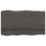 Tablero mesa madera tratada borde vivo marrón 100x60x(2-6) cm de vidaXL, Tableros para mesas - Ref: Foro24-364021, Precio: 14...