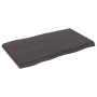 Tablero mesa madera tratada borde vivo marrón 100x60x(2-6) cm de vidaXL, Tableros para mesas - Ref: Foro24-364021, Precio: 14...