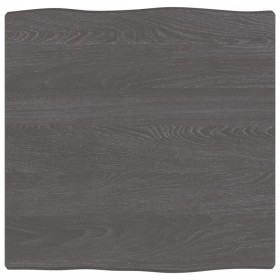 Tischplatte aus behandeltem Eichenholz, braune Live-Kante, 40 x 40 x 2 cm von vidaXL, Tischplatten - Ref: Foro24-363992, Prei...