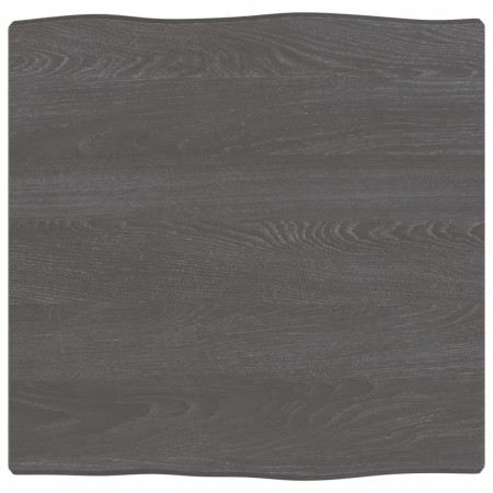 Tablero mesa madera tratada roble borde vivo marrón 40x40x2 cm de vidaXL, Tableros para mesas - Ref: Foro24-363992, Precio: 3...