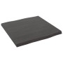 Tischplatte aus behandeltem Eichenholz, braune Live-Kante, 40 x 40 x 2 cm von vidaXL, Tischplatten - Ref: Foro24-363992, Prei...