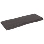 Tablero mesa madera tratada borde vivo marrón 100x40x(2-6) cm de vidaXL, Tableros para mesas - Ref: Foro24-364015, Precio: 59...