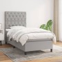 Cama box spring con colchón tela gris claro 80x200 cm de vidaXL, Camas y somieres - Ref: Foro24-3141969, Precio: 328,15 €, De...