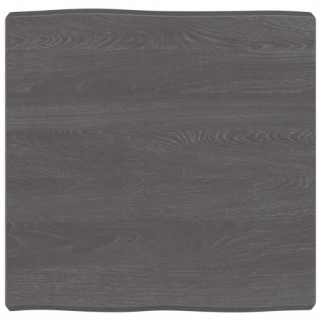 Treated wood table top brown live edge 60x60x(2-6) cm by vidaXL, Table tops - Ref: Foro24-364003, Price: 69,99 €, Discount: %