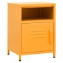 Yellow mustard steel bedside table 35x35x51 cm by vidaXL, Nightstands - Ref: Foro24-336218, Price: 98,99 €, Discount: %