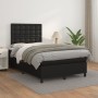 Box spring bed with black synthetic leather mattress 120x200 cm by vidaXL, Beds and slatted bases - Ref: Foro24-3142833, Pric...