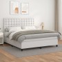 Boxspringbett mit weißer Kunstledermatratze 180x200 cm von vidaXL, Betten und Lattenroste - Ref: Foro24-3142858, Preis: 669,0...