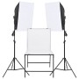 Kit de iluminación de estudio fotográfico con mesa para bodegón de vidaXL, Flashes e iluminaciones de estudio - Ref: Foro24-1...