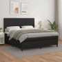 Cama box spring con colchón cuero sintético negro 180x200 cm de vidaXL, Camas y somieres - Ref: Foro24-3142737, Precio: 623,7...