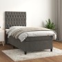 Cama box spring con colchón terciopelo gris oscuro 80x200 cm de vidaXL, Camas y somieres - Ref: Foro24-3143170, Precio: 317,2...