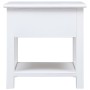 White Paulownia wood side table 40x40x40 cm by vidaXL, Side tables - Ref: Foro24-284070, Price: 51,55 €, Discount: %