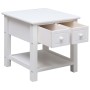 White Paulownia wood side table 40x40x40 cm by vidaXL, Side tables - Ref: Foro24-284070, Price: 51,55 €, Discount: %