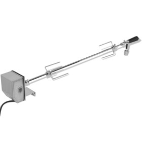 Espetón para asados/barbacoa con motor profesional acero 1200 mm de vidaXL, Asadores y hornos para asar - Ref: Foro24-42245, ...