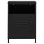 Black steel nightstand 35x35x51 cm by vidaXL, Nightstands - Ref: Foro24-336223, Price: 87,75 €, Discount: %