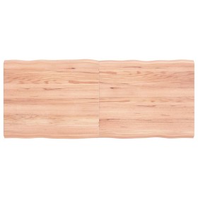 Tablero mesa madera tratada borde natural marrón 120x50x(2-4)cm de vidaXL, Tableros para mesas - Ref: Foro24-363958, Precio: ...