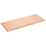 Tablero mesa madera tratada borde natural marrón 120x50x(2-4)cm de vidaXL, Tableros para mesas - Ref: Foro24-363958, Precio: ...