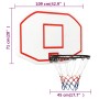 Tablero de baloncesto polietileno blanco 109x71x3 cm de vidaXL, Tableros de baloncesto - Ref: Foro24-93662, Precio: 110,40 €,...