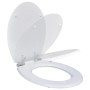 Toilet seat WC MDF with soft close lid, white design by vidaXL, Toilet and bidet seats - Ref: Foro24-140798, Price: 41,68 €, ...