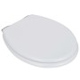 Toilet seat WC MDF with soft close lid, white design by vidaXL, Toilet and bidet seats - Ref: Foro24-140798, Price: 41,68 €, ...