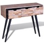 Console table with 3 drawers made of recycled teak wood by vidaXL, Side tables - Ref: Foro24-241709, Price: 125,82 €, Discoun...