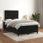 Box spring bed with black velvet mattress 120x200 cm by vidaXL, Beds and slatted bases - Ref: Foro24-3143195, Price: 436,70 €...